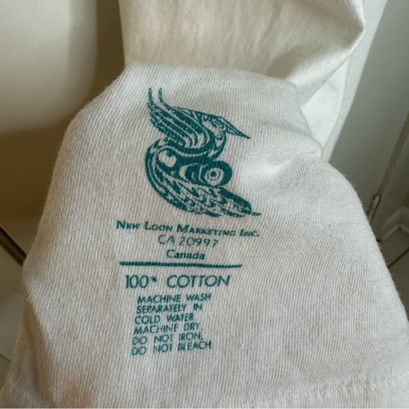 Vintage 90s Single Stitch Native Canada Graphic T-Shirt Size XL - Picture 6 of 7